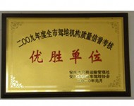 2009年度“优胜单位”